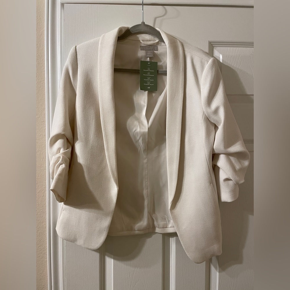 H&M Cream Women's Blazer